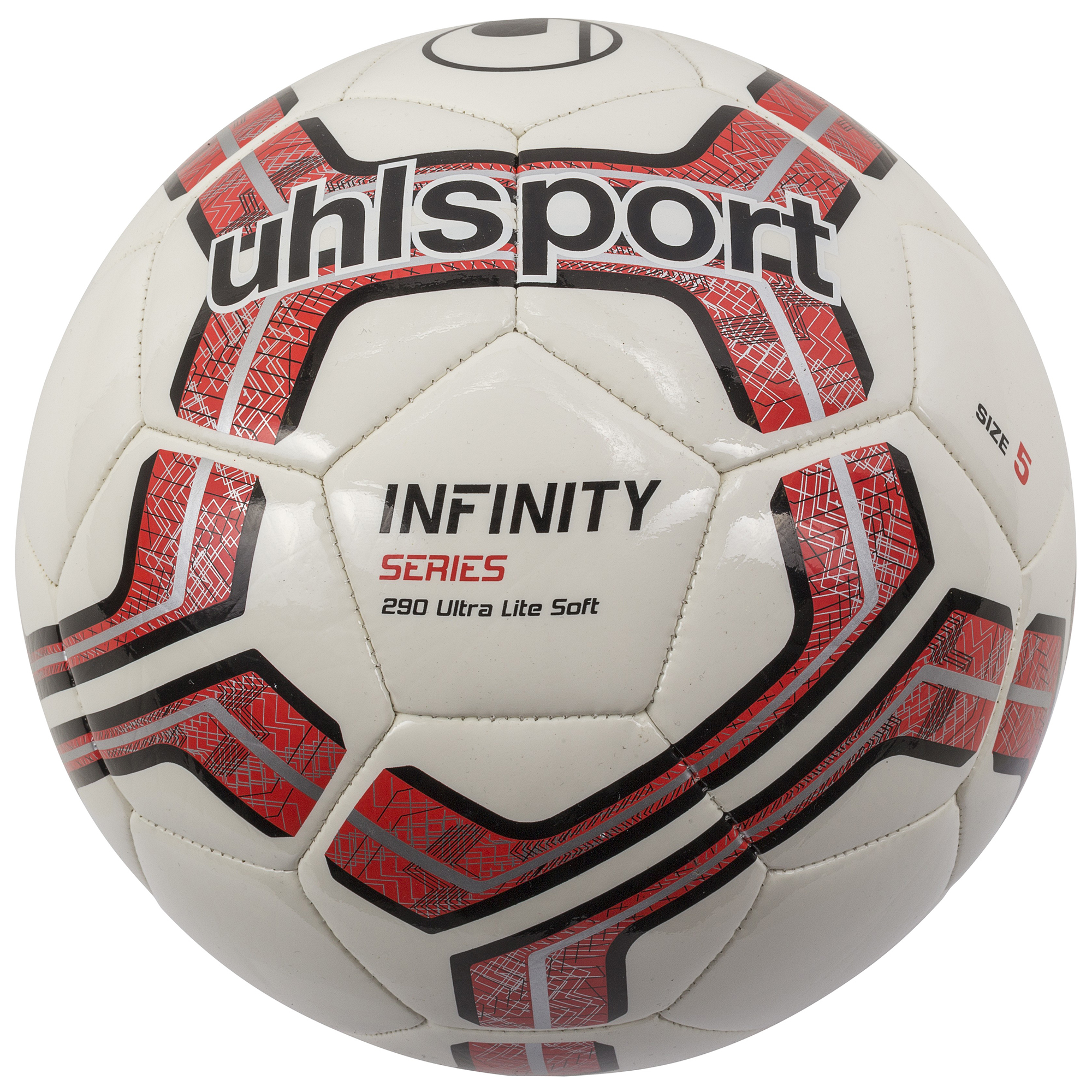 Kinder weiß/rot/schwarz Uhlsport Infinity 290 Ultra Lite Soft Ball 