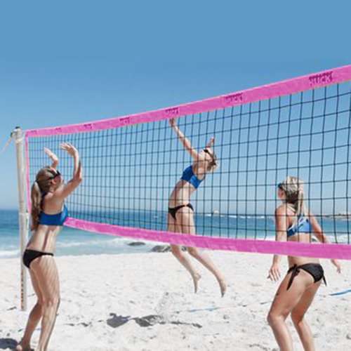 Beach-Volleyball Turniernetz mit DVV Prüfzeichen Beach